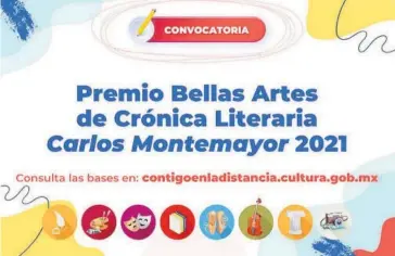  ?? FOTO: CORTESÍA ?? > El premio consiste en un diploma y 100 mil pesos mexicanos.