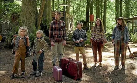  ??  ?? Captain Fantastic is the story of one man’s attempts to raise his six children ‘‘off the grid’’.