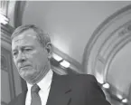  ?? PATRICK SEMANSKY/AP FILE ?? If Chief Justice John Roberts wanted to prevent the court from overruling Roe and Casey, he’d need to pick up the vote of just one other colleague.