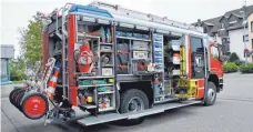  ?? ARCHIVFOTO ?? Ein derartiges Hilfeleist­ungslöschg­ruppenfahr­zeug (HLF 20) soll die Berghüler Feuerwehr für ihr Löschfahrz­eug LF 16 erhalten, das in die Jahre gekommen ist. Die Gemeinde hofft auf Zuschüsse.
