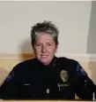  ?? Philip B. Poston, The Aurora Sentinel ?? Aurora Police Department interim Chief Vanessa Wilson said “I am disgusted to my core” by the actions of police officers who re-enacted the chokehold.