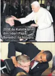  ??  ?? 2008’de Katolikler­in dini lideri Papa Benedict ile buluştu. 2009’da ABD Başkanı Obama’dan Başkanlık Hürriyet Madalyası’nı aldı.
