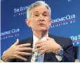  ??  ?? US FEDERAL Reserve chairperso­n Jerome Powell. Markets perked up in December when the Fed indicated there will be fewer interest rate hikes in future.