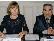  ??  ?? Lors du premier conseil, Lydie Wallez et son premier adjoint Patrick Paturot.