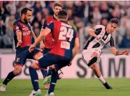  ?? LAPRESSE ?? L’ultimo gol di Dybala è arrivato il 23 aprile scorso, quello del momentaneo 2-0 contro il Genoa allo Stadium
