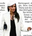  ?? FOTO: PA ?? Die modebewuss­te Herzogin von Sussex.