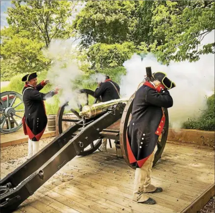  ?? PHOTO PROVIDED ?? Artillery firings are planned at the American Revolution Museum at Yorktown on July 4. A new exhibit called “Blast From the Past” tells about the heavy weapons armies used during the war.