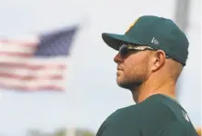  ?? Photos by Ralph Freso / Special to The Chronicle ?? A’s reliever Ryan Madson describes himself as a Constituti­onal conservati­ve. He supports President Trump.