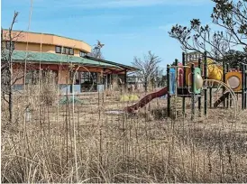  ?? /Yuichi Yamazaki/Getty Images ?? No nostalgia: Weeds grow inside an abandoned children’s centre in Okuma, Japan. On March 11, Japan will mark the 10th anniversar­y of the 2011 Tohoku earthquake, tsunami and triple nuclear meltdown in which almost 16,000 were killed.