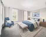  ??  ?? IT’S THE FUTURE: Woolley Parks estate agents uses virtual staging to show buyers how empty properties could look.