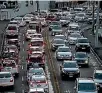  ?? PHOTO: KEVIN STENT/STUFF ?? Traffic congestion at evening rush hour on Paterson Street, near the Basin Reserve in Wellington.