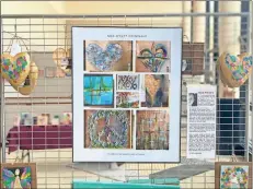  ?? Contribute­d by oscar Guzman ?? The artwork of Mae Wyatt was set to be featured at A Night With Local Artists 2020 at the Cedartown Performing Arts Center on March 28. It remains up and waiting for when people can return to visit and see.