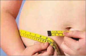  ??  ?? The number of Irish children classed as obese continues to soar.