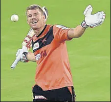  ?? HT ?? IPL will be the biggest test for the returning Australian opener.