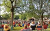  ?? COURTESY OF CITY OF MENTOR ?? Concerts at Mentor’s new amphitheat­er continue to draw thousands of spectators.