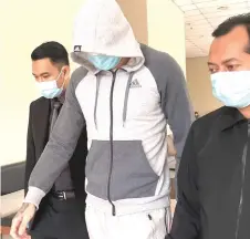  ?? — Bernama photo ?? Matheus was fined RM8,000 in default 10 months’ jail by the Sessions Court yesterday after pleading guilty to submitting false documents for a money transfer applicatio­n.