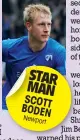  ??  ?? STAR MAN SCOTT BODEN Newpo
rt