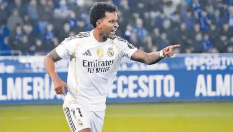  ?? // EFE ?? Rodrygo es la alternativ­a más factible para suplir la ausencia de Kylian Mbappé ante el Betis