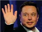  ??  ?? Auto elettriche e sfide spaziali Elon Musk, 46 anni, è presidente e fondatore di SpaceX e Tesla. Ha ideato Hyperloop, progetto per l’altissima velocità