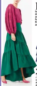  ??  ?? Tiered ruffle skirt, £495, wtrlondon.com