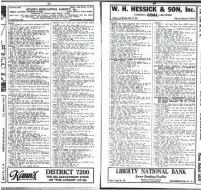  ?? (MyHeritage) ?? A PAGE FROM a 1936 Directory of Washington, DC featuring the first Jewish Supreme Court Justice, Louis Brandeis.