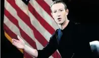  ?? AFP ?? In der Bredouille: Facebook-Chef Mark Zuckerberg