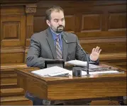  ?? RALPH BARRERA / AMERICAN-STATESMAN ?? State Rep. Joe Moody, D-El Paso, held a public hearing Wednesday for his House Bill 334, which would make possession of small amounts of marijuana a civil infraction.