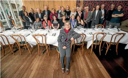  ?? PHOTO: ROB KITCHIN/FAIRFAX NZ ?? New Zealand’s longest-surviving heart-lung transplant patient, celebratin­g 30 years of unexpected life, with the people who helped her get there.