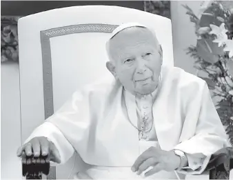  ?? ?? • Juan Pablo II se convirtió en Papa en 1978 y murió en el año 2005.