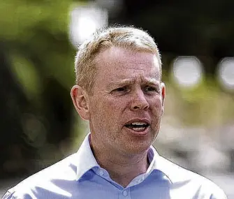  ?? PHOTO: RNZ ?? Chris Hipkins.