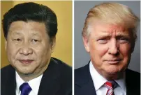  ?? (Reuters) ?? CHINESE PRESIDENT Xi Jinping spoke with his US counterpar­t, Donald Trump, by phone on Thursday.