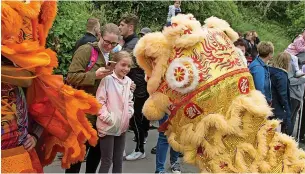  ?? ?? ●●There was plenty to see in the colourful procession