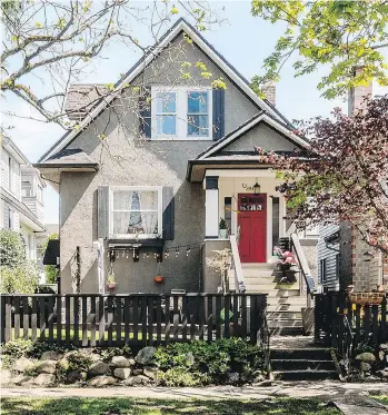  ??  ?? This home at 5418 Prince Edward Avenue in Vancouver was recently featured in House and Home magazine.