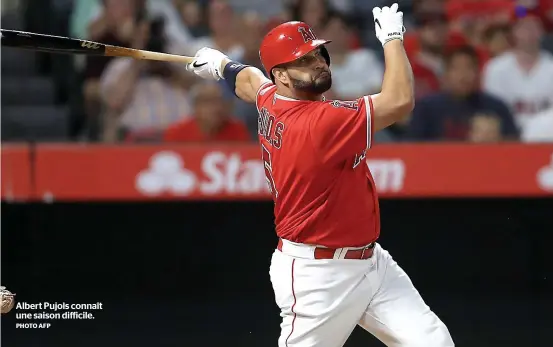  ?? PHOTO AFP ?? Albert Pujols connaît une saison difficile.