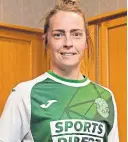  ?? ?? Hibs captain Joelle Murray