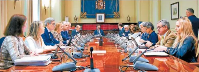  ?? // ABC ?? Pleno del Consejo General del Poder Judicial (CGPJ) presidido por Vicente Guilarte