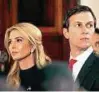  ??  ?? Ivanka Trump mit Ehemann Jared Kushner. Foto: Reuters