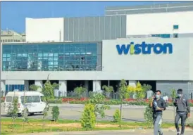  ?? REUTERS ?? The restarting of the Wistron facility will be significan­t for Apple, which has been pushing hard to boost its market share in India.