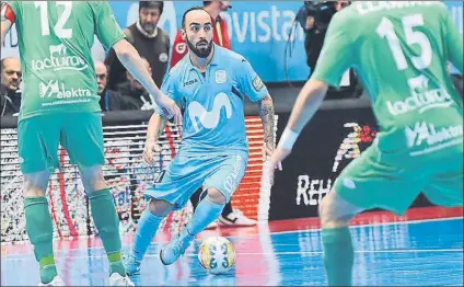  ?? FOTO: MOVISTAR INTER ?? Ricardinho, el mejor del mundo El jugador de Movistar Inter obtiene este galardón por quinto año