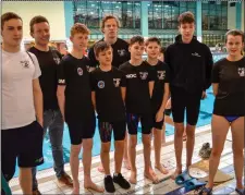  ??  ?? Some of the members of the Sligo Surf Lifesaving Club who put in strong team and individual performanc­es at the Nationals.