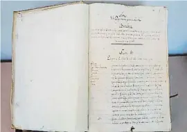  ?? Llarcel lcanama ?? Primera acta de la Diputación de Barcelona, del 15 de mayo de 1822