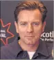  ??  ?? EWAN MCGREGOR: Star a well-known motorcycle fan.