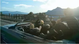  ??  ?? Final Fantasy XV supports HDR very well.