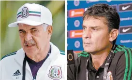  ??  ?? Ricardo Ferretti y Roberto Medina, técnicos del Tri mayor y femenil