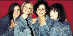  ??  ?? B*Witched: their first four singles reached No. 1 in the UK.