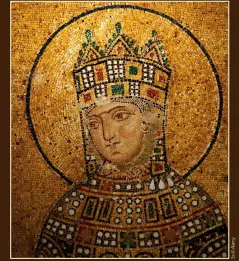  ??  ?? BELOW Zoë Porphyroge­nita, Byzantine empress, with whom Harald had an affair