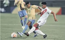  ?? /EFE. ?? Brasil, que venció 1-0 a Perú en su presentaci­ón, tendrá que mejorar y mucho hoy ante Uruguay.