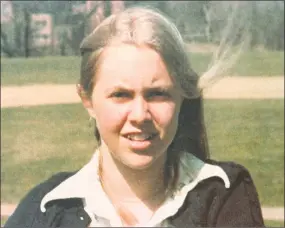  ?? Moxley Family / Associated Press ?? Martha Moxley, shown in this undated file photo, was found bludgeoned to death with a golf club on her family’s estate in Greenwich in 1975.