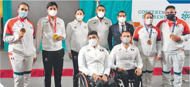  ?? ?? Medallista­s olímpicos y paralímpic­os de Tokio 2020, así como todos los deportista­s que participar­on en dicha justa, recibieron premios económicos.