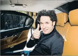  ?? XAVIER CERVERA ?? Gustavo Dudamel en una de sus últimas visitas a Barcelona